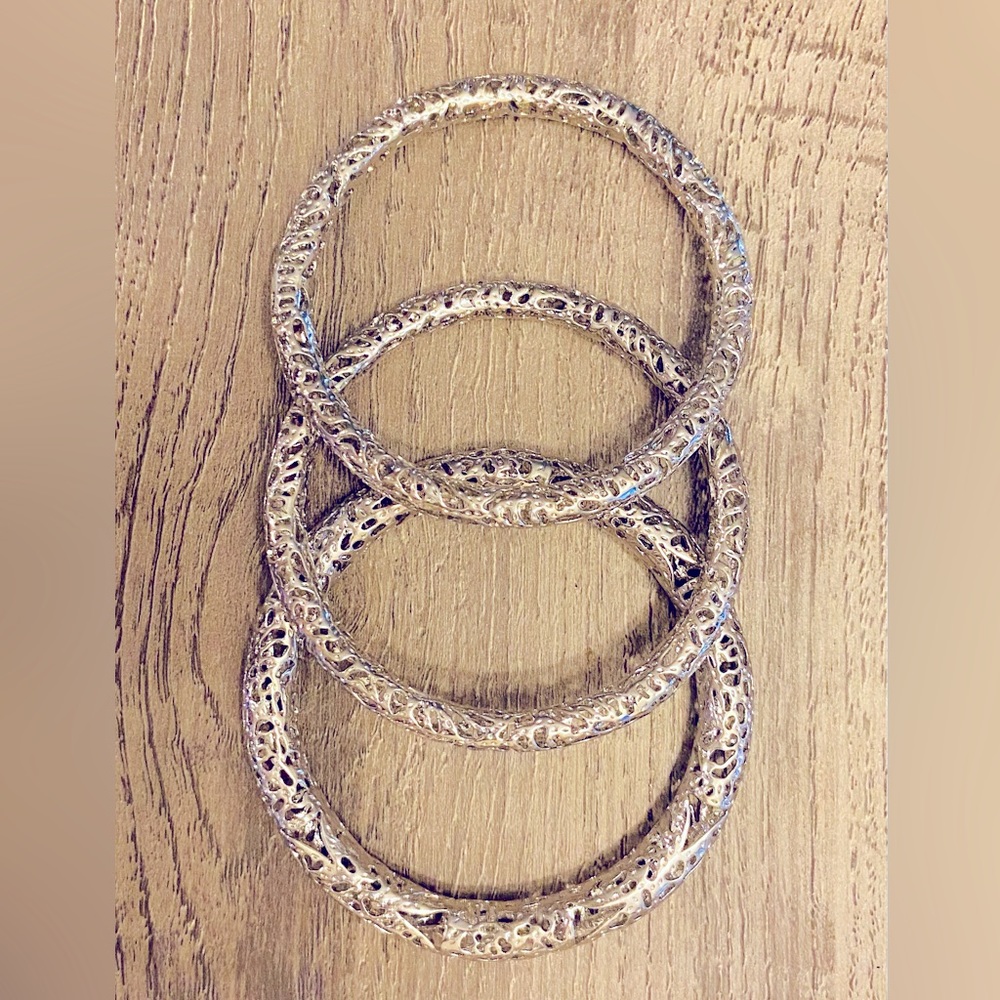 Kendra Scott Luca Bangle Bracelets in Silver